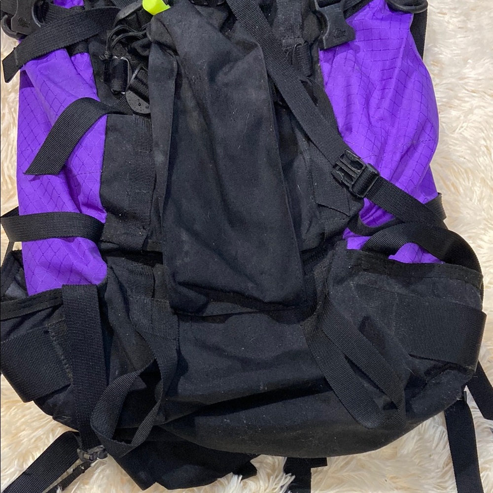 Alpine Black and Purple Adventure Backpack - Picture 3 of 9